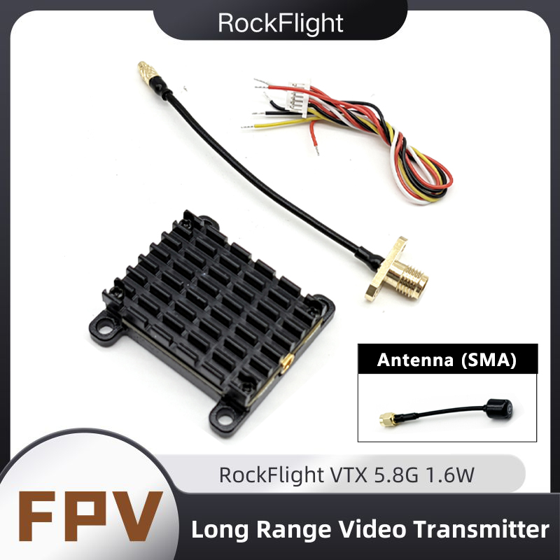Drone Rc Transmitter And Receiver - RockFlight TX663 VTX 5.8G 48CH PitMode25mW/200mW/1000mW/1600mW出力