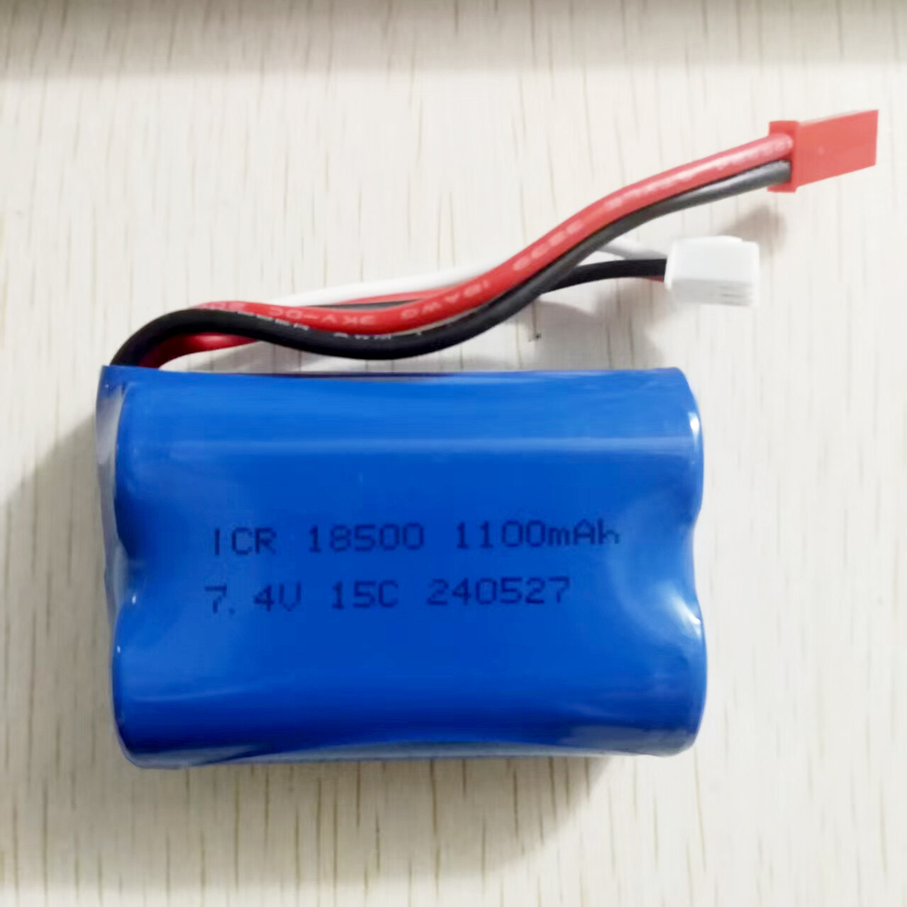 Drone Mjx Rc - 18500 7.4V 1100mAh JST 15C バッテリー