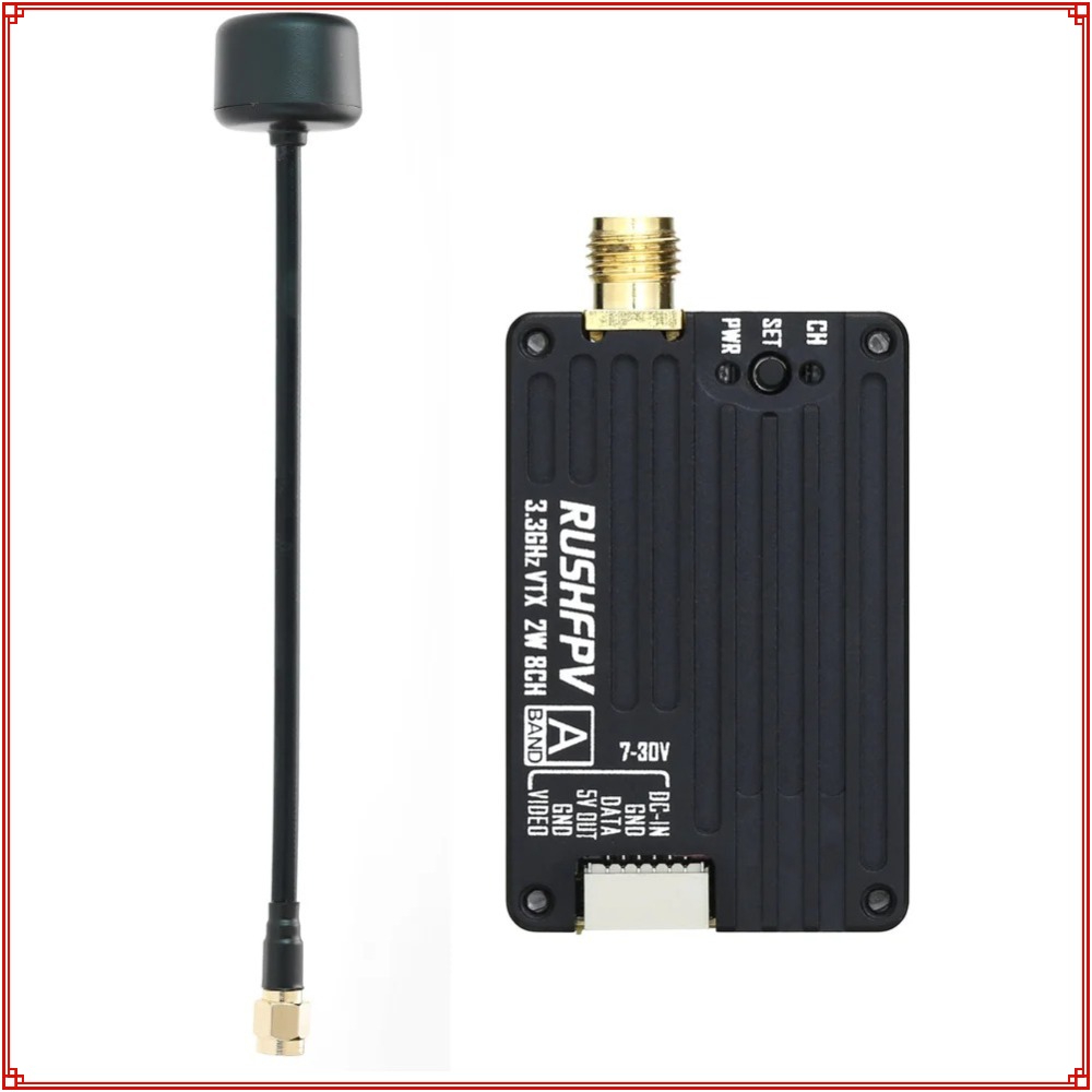 Drone Rc Transmitter And Receiver - 2026年新型 RUSHFPV 3.3G 2W VTX送信機 FPV送信機受信機