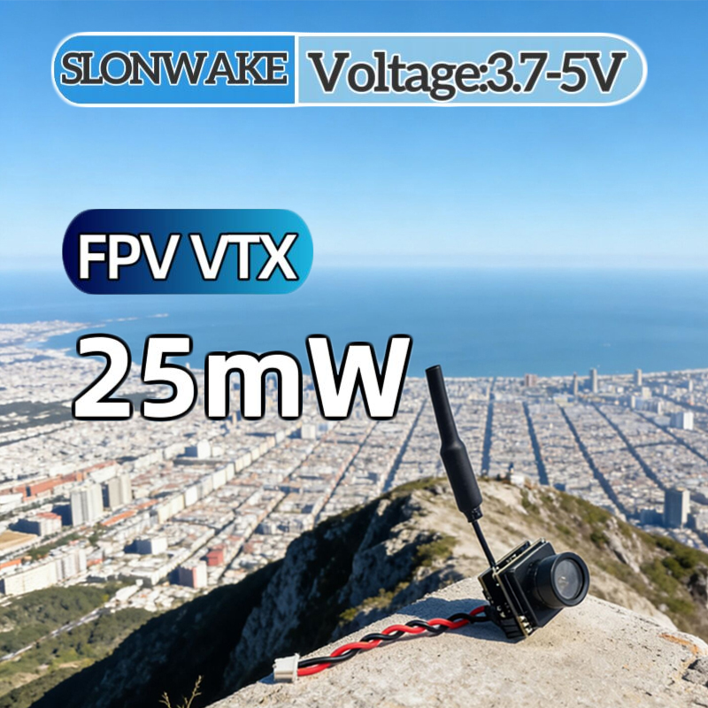 Drone Rc Transmitter And Receiver - SLONWAKE FPV 25mW パワーシミュレーション VTX 統合型送信機と
