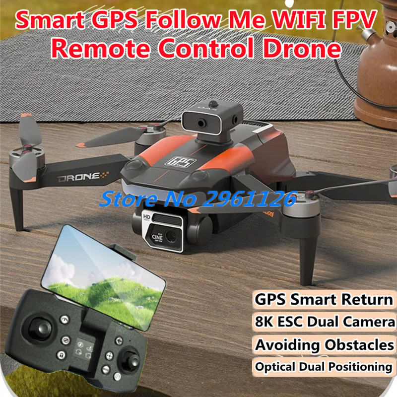 Drone Smart Rc Foldable - ブラシレススマート GPS フォローミー WIFI FPV リモコンドローン