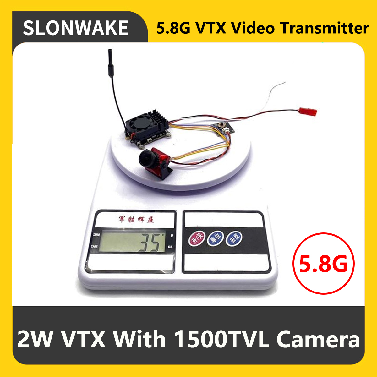 Drone Rc Transmitter And Receiver - SLONWAKE 5.8G 2000mW FPV VTX トランスミッター