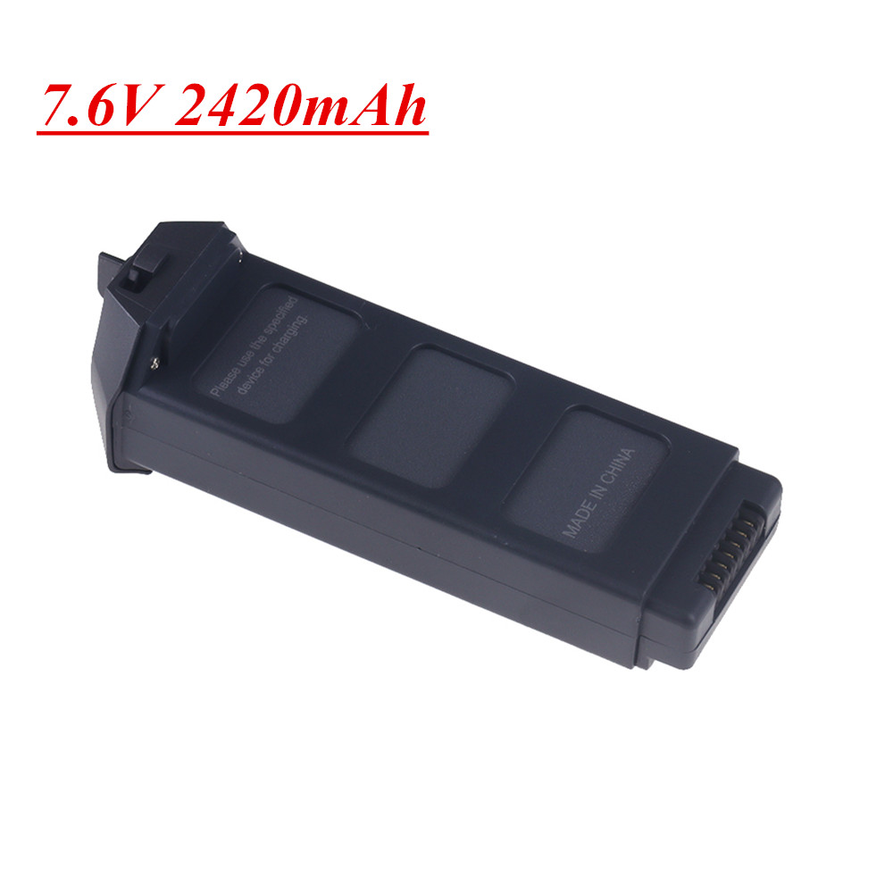Drone Mjx Rc - リモートコントロールドローン用リポバッテリー,7.6v,2420mah,mjx r/cバグ用スペアパーツ5w b5W 4k x5 pro