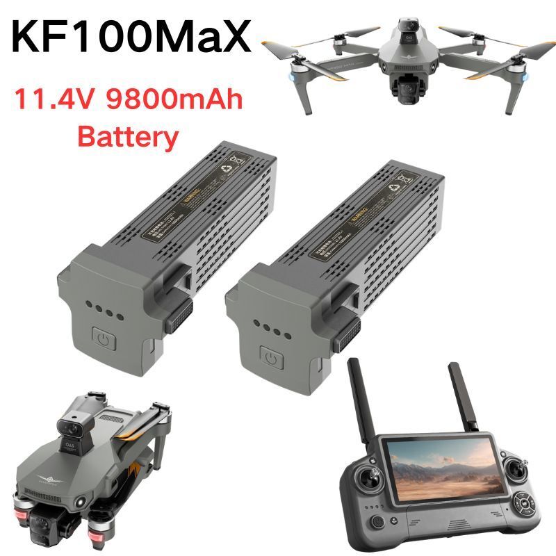 Drone Rcs - KF100 MAX RC ドローンオリジナルバッテリー 11.4V 9800mAh