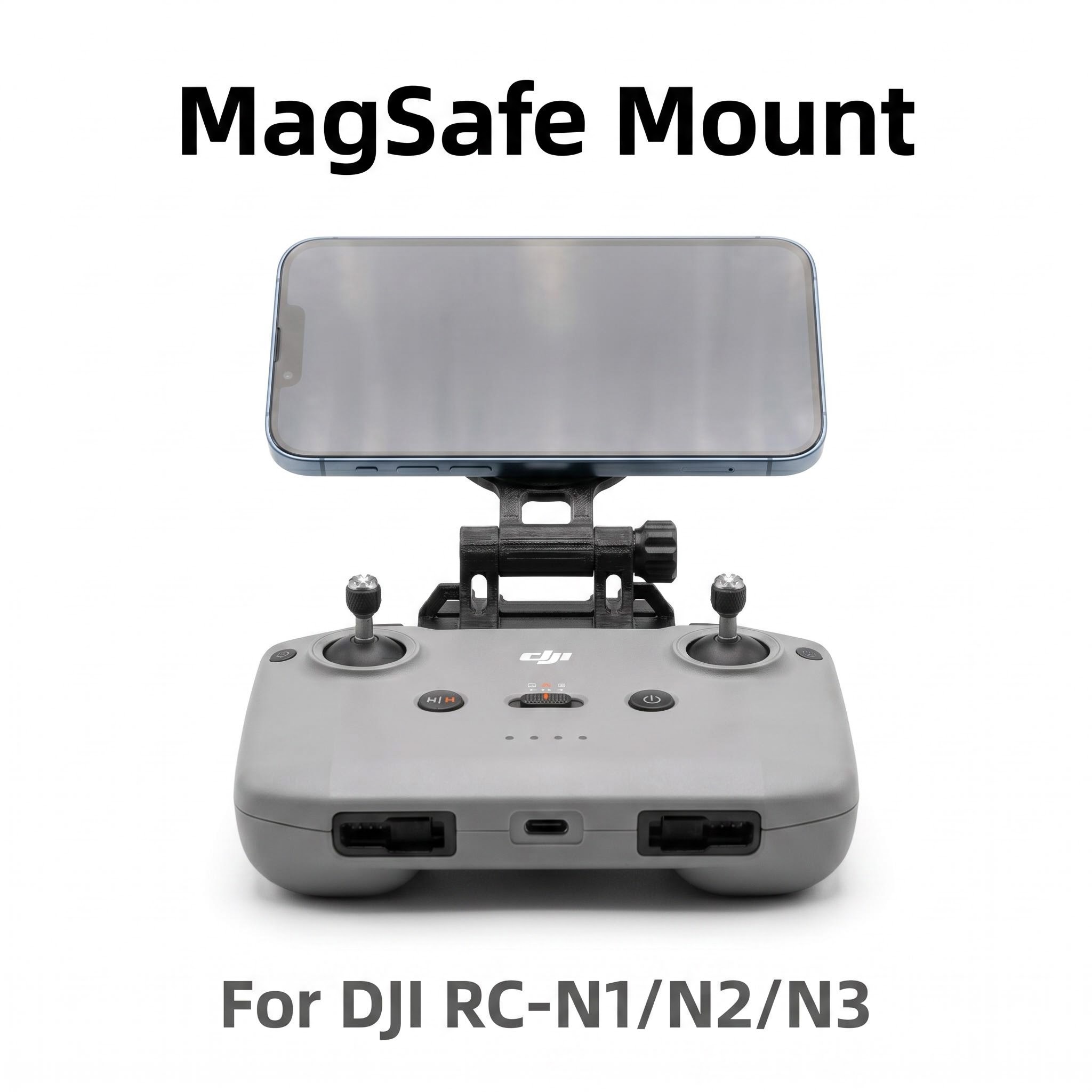 Drone Dji Rc N2 - 折りたたみ式 MagSafe 磁気電話マウント DJI RC-N1/RC-N2/RC-N3 リモートコントローラー用、調整可能なヒンジデザインのドローンコントローラーフォン