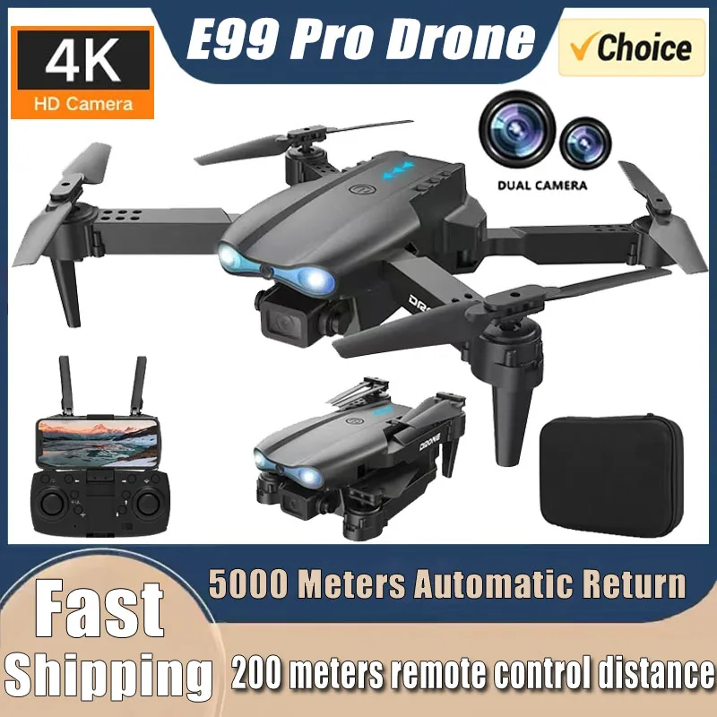 新型E99Pro RCドローン 4Kプロ仕様 広角デュアルH - Drone Rc E99 Pro のレビューと価格