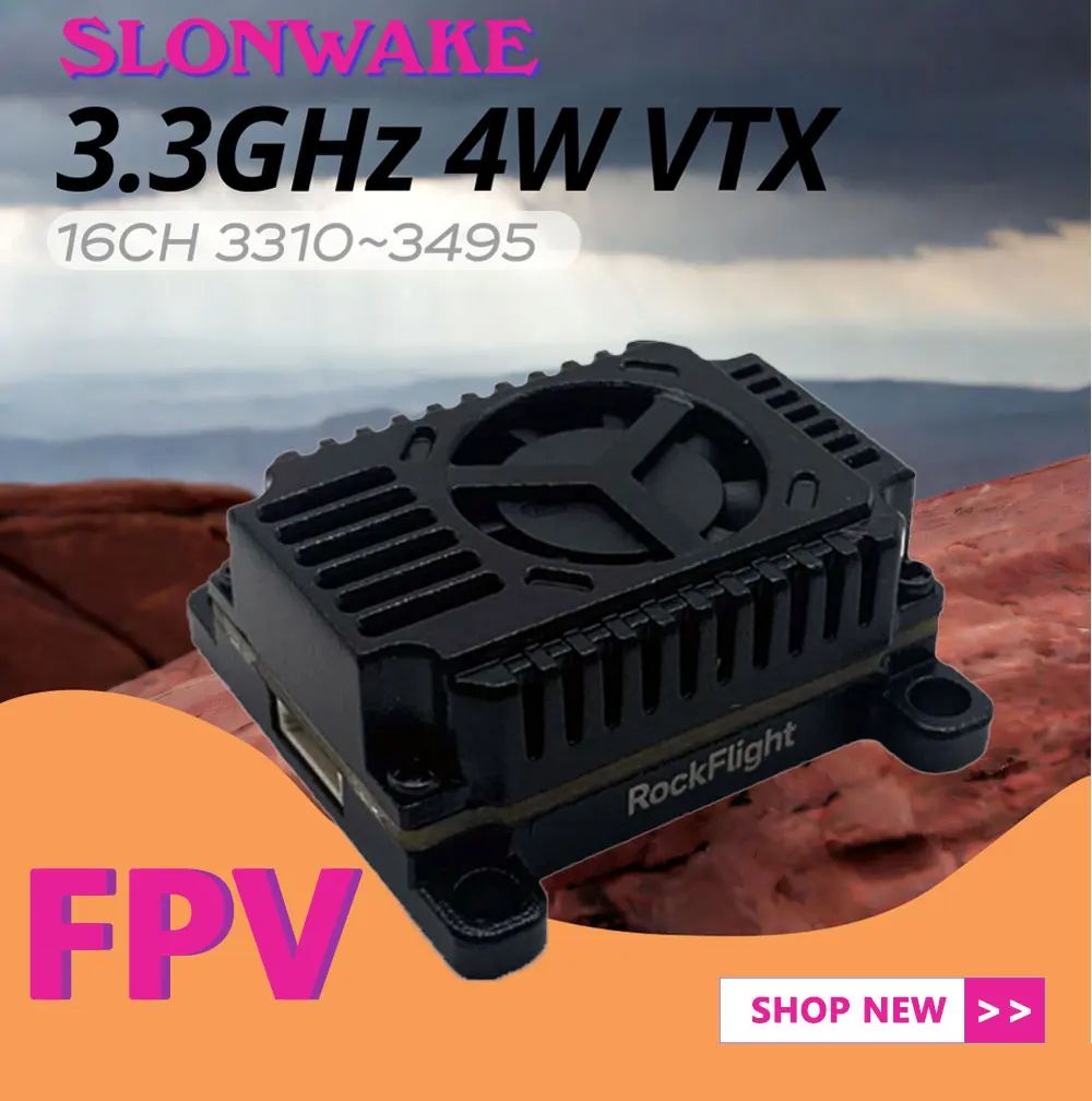 SLONWAKE FPV 3.3G 16CH 4000mW  - Drone Rc Transmitter And Receiver のレビューと価格