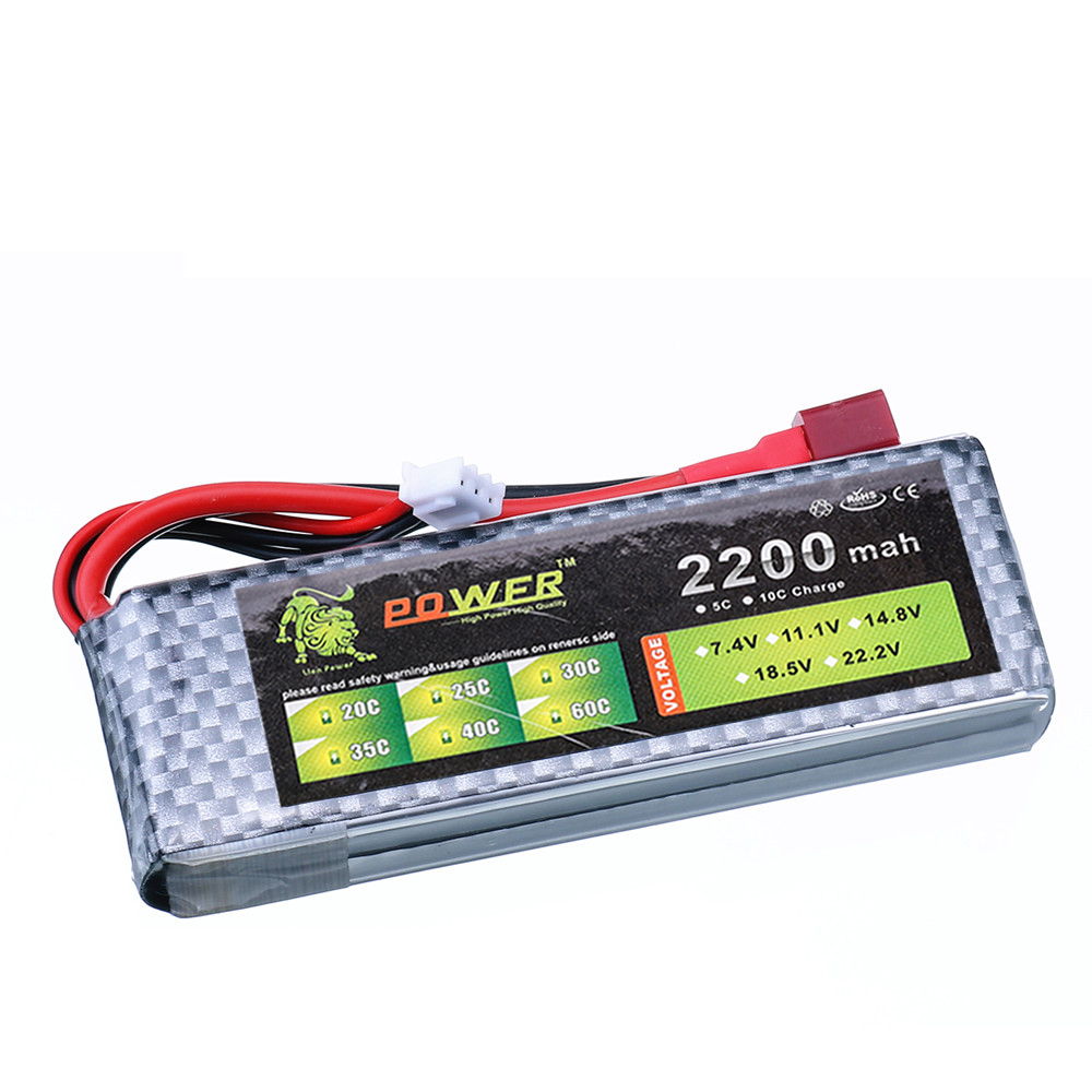 7.4V 2200mAh 45C LiPoバッテリー RCク - Drone Rc Boat のレビューと価格