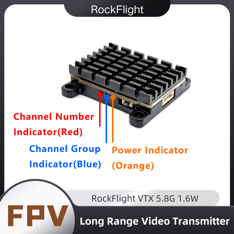 RockFlight TX663 VTX 5.8G 48CH - Drone Rc Transmitter And Receiver のレビューと価格