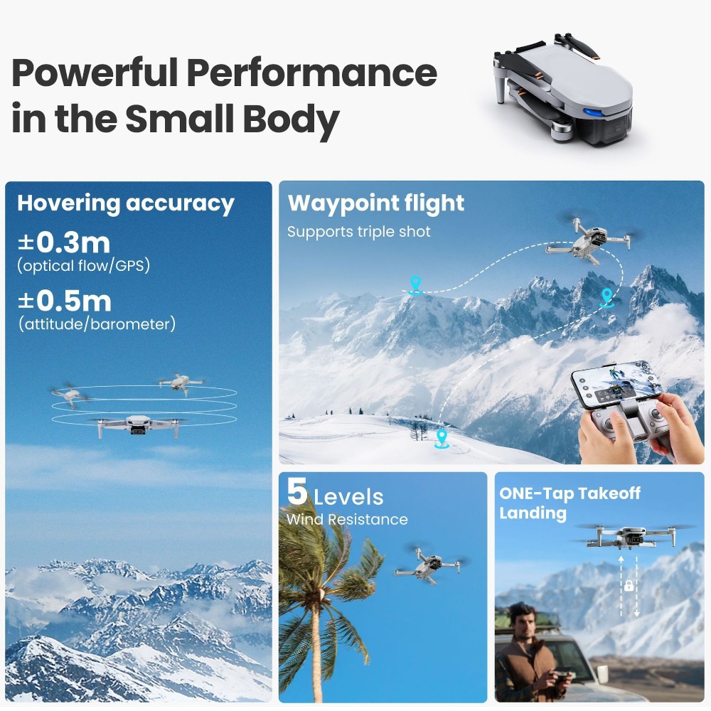 グローバルミニXドローン！ 4K UHD＆手ブレ補正ジンバル - Drone Top Rc のレビューと価格
