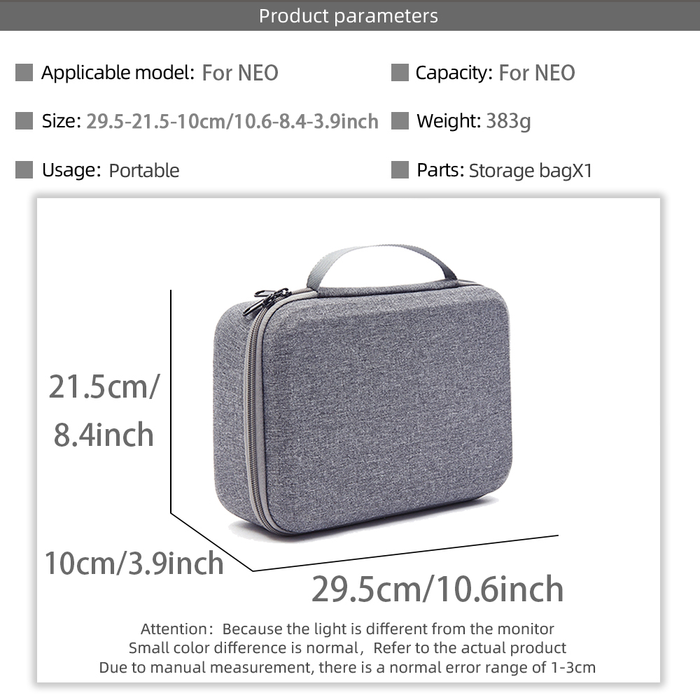DJI Neo Mini用耐衝撃収納バッグ ポータブルハンド - Drone Carrying Bag のレビューと価格