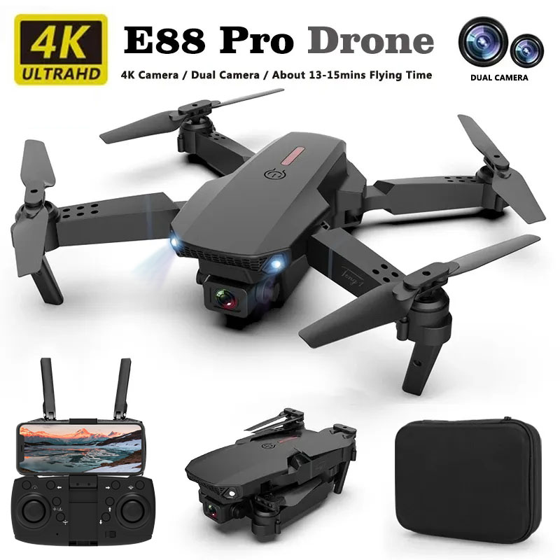 E88pro ドローンプロフェッショナル Dron オプティ - Drone Top Rc のレビューと価格