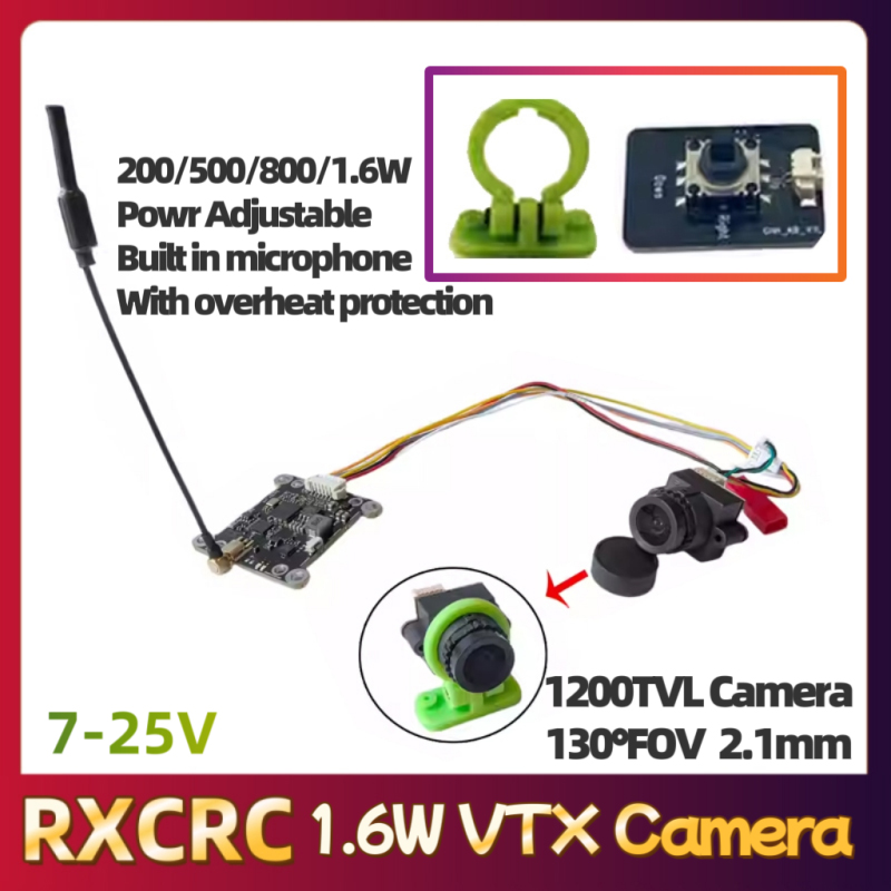 RXCRC 5.8G モジュール 48CH 1.6W VTX - Drone Rc Transmitter And Receiver のレビューと価格
