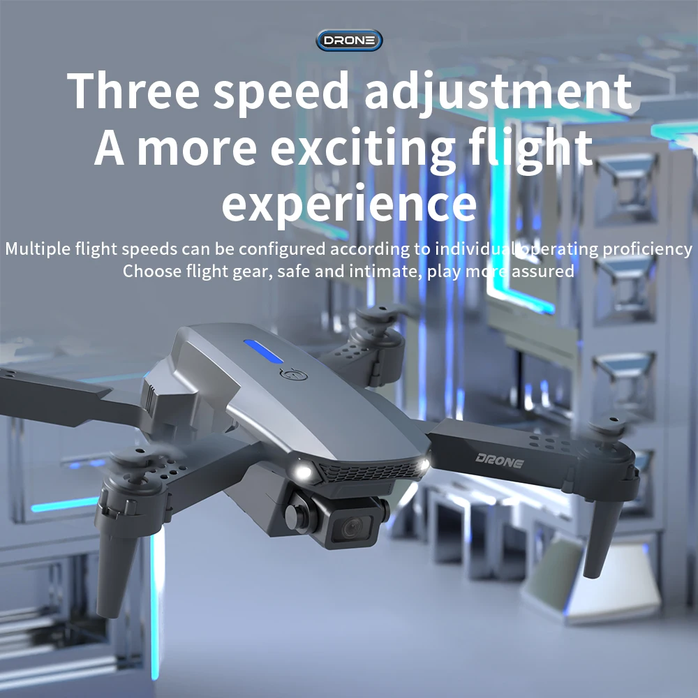 E88 4K HD空撮ドローン 折りたたみ式RCヘリコプター - Drone Smart Rc Foldable のレビューと価格