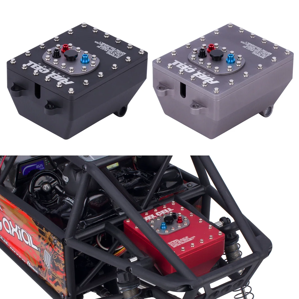 1 個アルミ 1/10 スケール燃料電池受信機ボックス模擬燃 - Rc Car Body Shell のレビューと価格