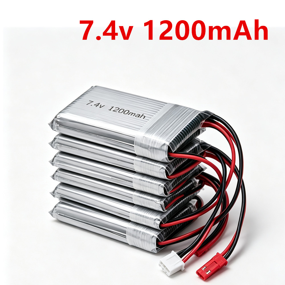 7.4V 2S 1200mAh 803048 リポバッテリー - Drone Mjx Rc のレビューと価格