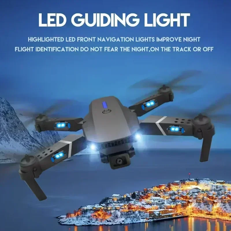 折りたたみ式クワッドコプター,e88プロ広角fpv,wifi - Drone Rc Harness のレビューと価格
