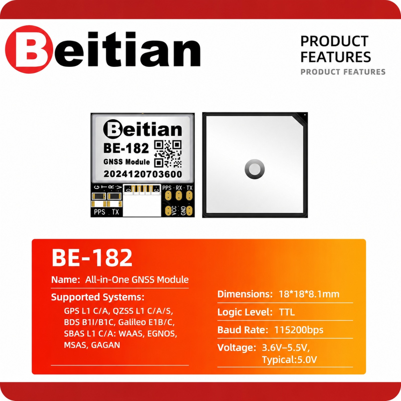 Beitian M10 トリプルモード GNSS コンパスモ - Gps Module Drone のレビューと価格