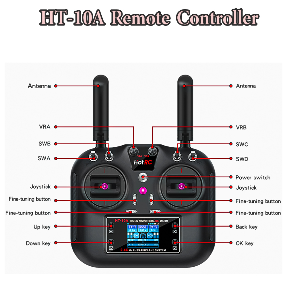 Hotrc Hot RC HT-10A HT10A 2.4G - Drone Rc Boat のレビューと価格