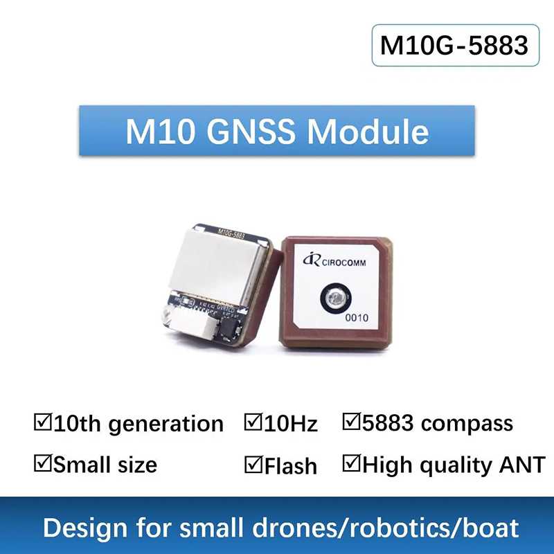 コンパス付きミニgnssモジュール,M10, GPS,fpv - Gps Module Drone のレビューと価格