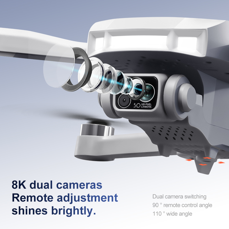 大型スクリーン折りたたみ式GPSリターンWIFI FPVリモ - Drone Smart Rc Foldable のレビューと価格