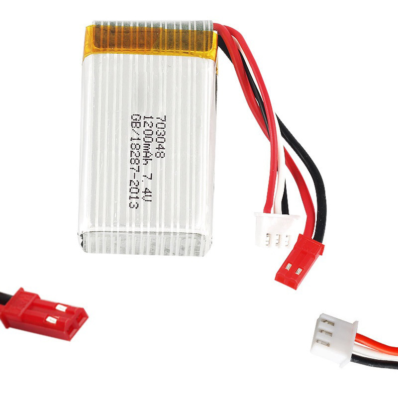 リポバッテリー 2S 7.4V 1200mAh 703048 - Drone Rcs のレビューと価格