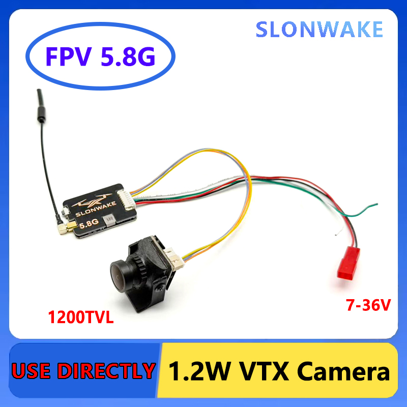 SLONWAKE 5.8G 長距離送信機 VTX FPV 2 - Drone Rc Controller And Receiver のレビューと価格