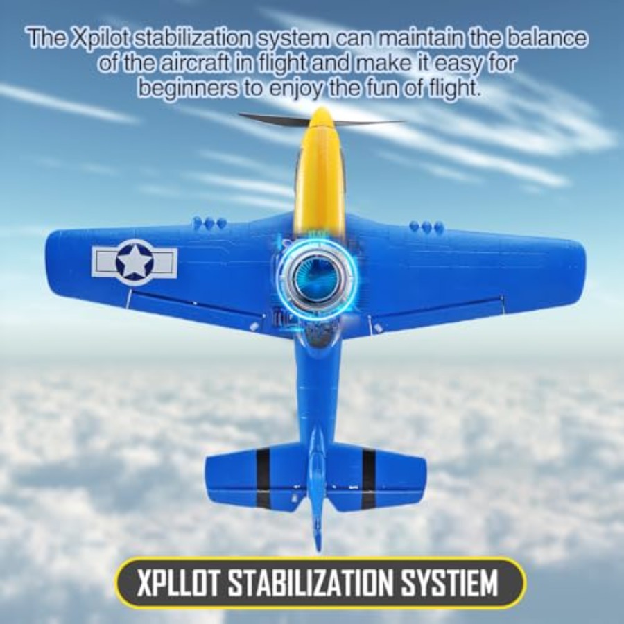P51D RC飛行機 4CH 2.4GHz RTF ラジコン - Drone Top Rc のレビューと価格