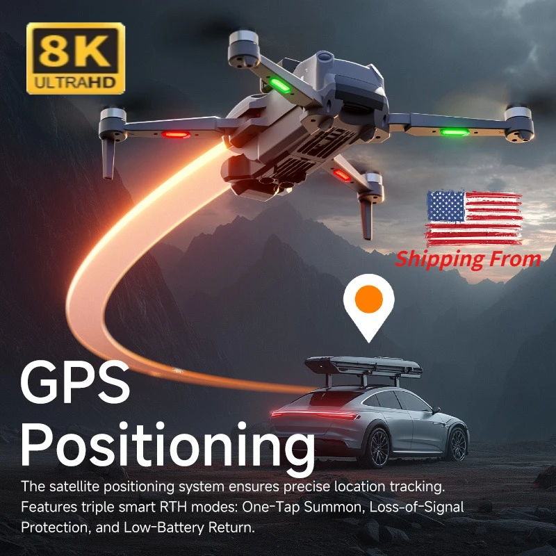 M24インテリジェントGPSドローン、8K HDカメラ搭載ド - Drone Smart Rc Foldable のレビューと価格