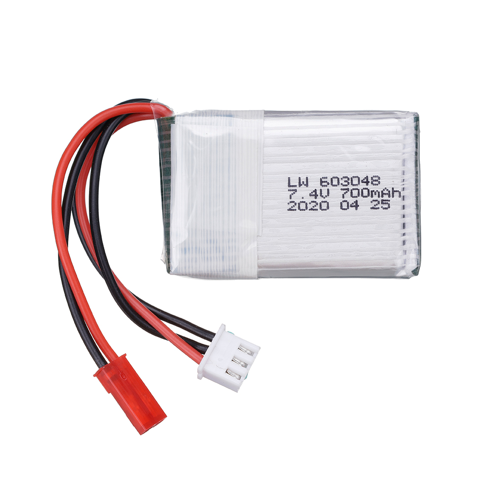 7.4V 700mAh 25c リポバッテリー MJXRC  - Drone Mjx Rc のレビューと価格