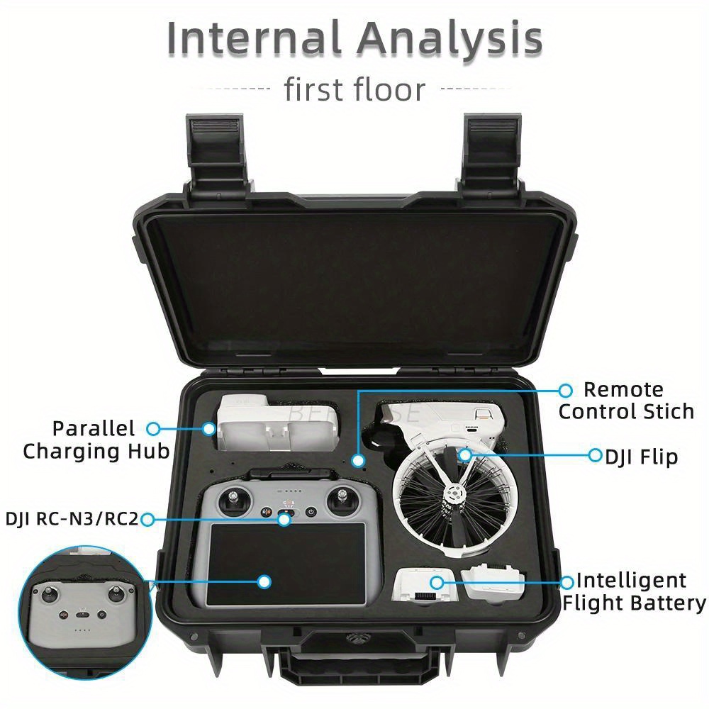 DJI Flip用ハードシェル収納ケース、RC N3/RC  - Drone Carrying Bag のレビューと価格
