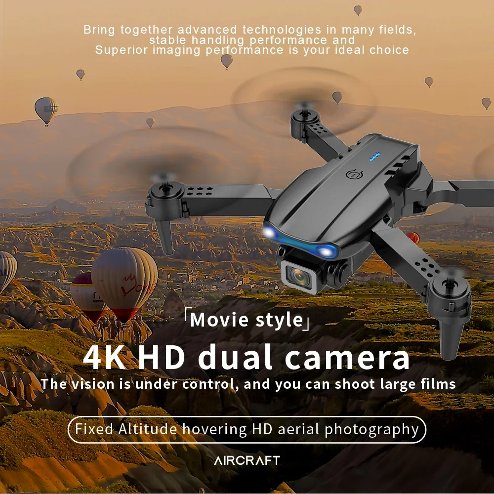 E99 K3 Pro折りたたみ式ミニドローン 4K HDデュ - Drone Rc E99 Pro のレビューと価格