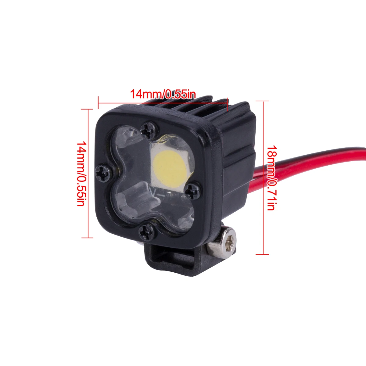 RC カースクエア高輝度 LED トップライトヘッドライトス - Rc Car Body Shell のレビューと価格