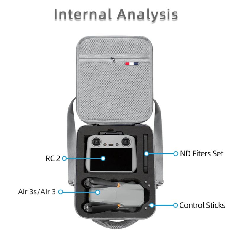 ポータブル収納バッグ DJI Air 3S ドローン用 落下 - Drone Dji Rc N2 のレビューと価格