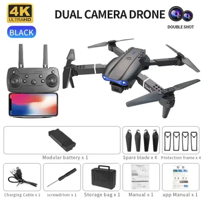 E99 K3 Pro HD 4K ドローン デュアルカメラ搭 - Drone Rc E99 Pro のレビューと価格