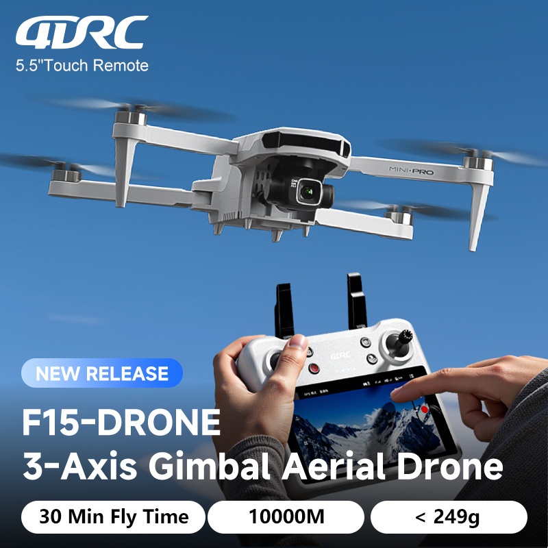 4DRC F15 8Kカメラドローン、3軸ジンバル搭載、24 - Drone Smart Rc Foldable のレビューと価格