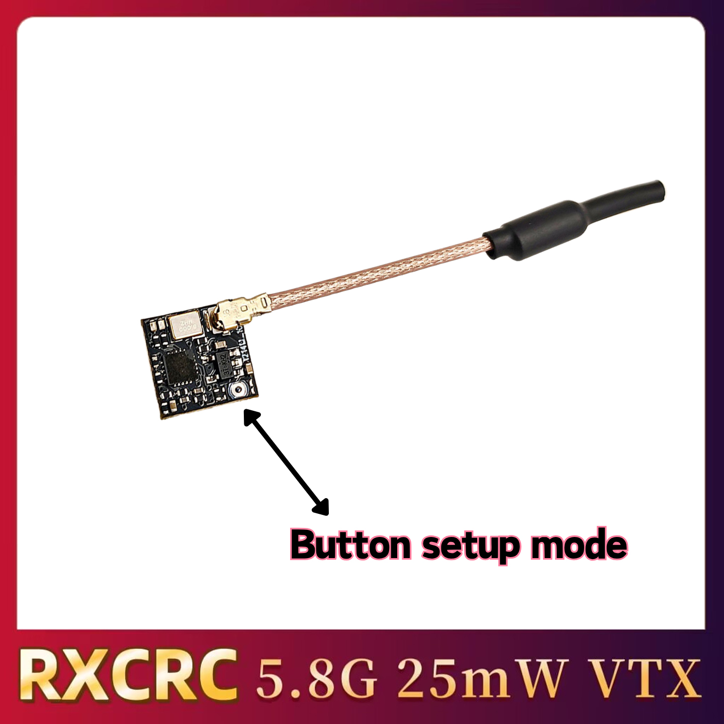 RXCRC 5.8GHz 48CH FPV 25mW アナロ - Drone Rc Transmitter And Receiver のレビューと価格