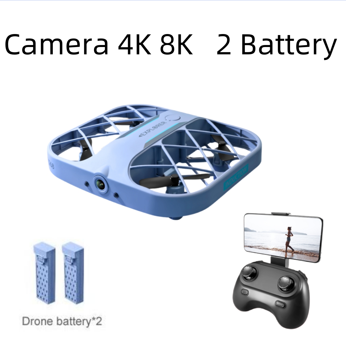 JJRC H107 FPV RCドローン（バッテリー2個付き - Drone Rc Harness のレビューと価格