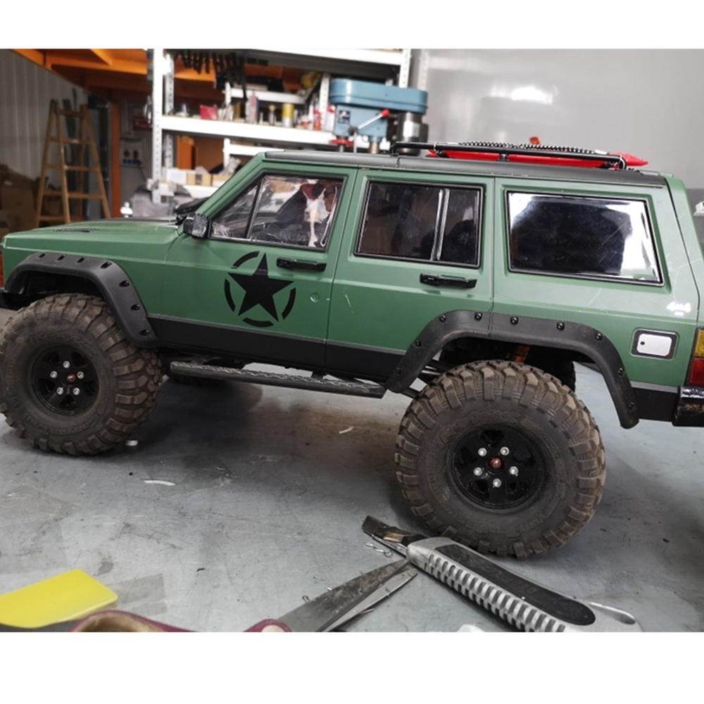 塗装済みハードプラスチック製313mmホイールベースチェロキ - Rc Car Body Shell のレビューと価格