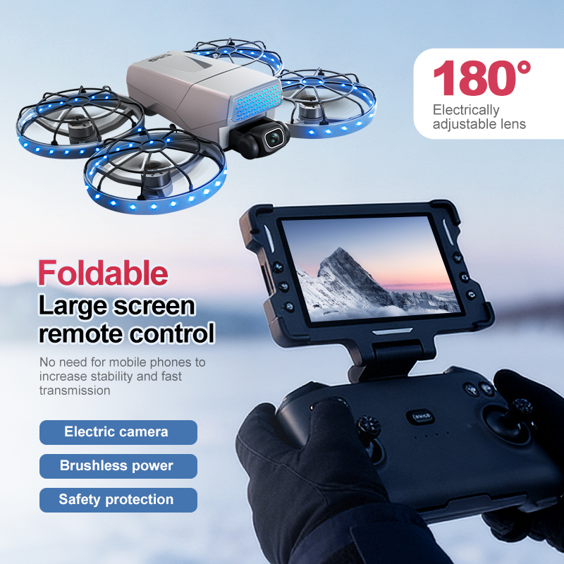 G63 ドローン 8K HD デュアルカメラ 180 °   - Drone Smart Rc Foldable のレビューと価格